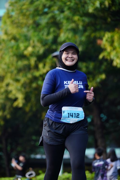 Race photo from KEMLU RUN 2025