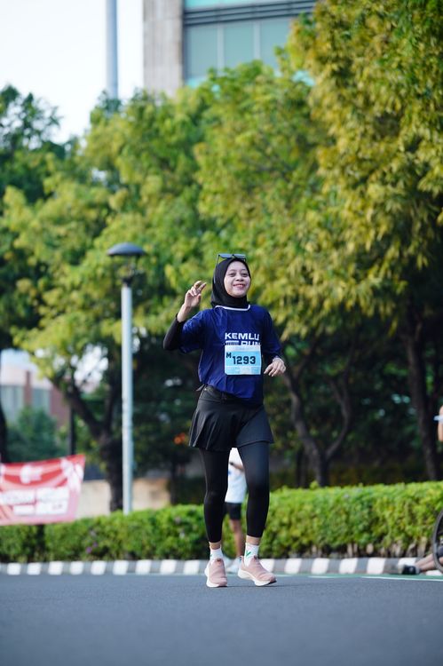 Race photo from KEMLU RUN 2025