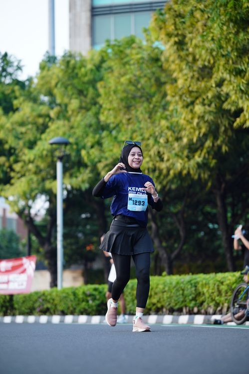 Race photo from KEMLU RUN 2025