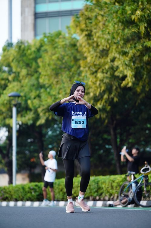 Race photo from KEMLU RUN 2025