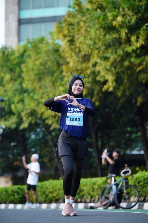 Race photo from KEMLU RUN 2025