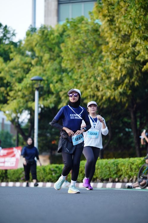 Race photo from KEMLU RUN 2025