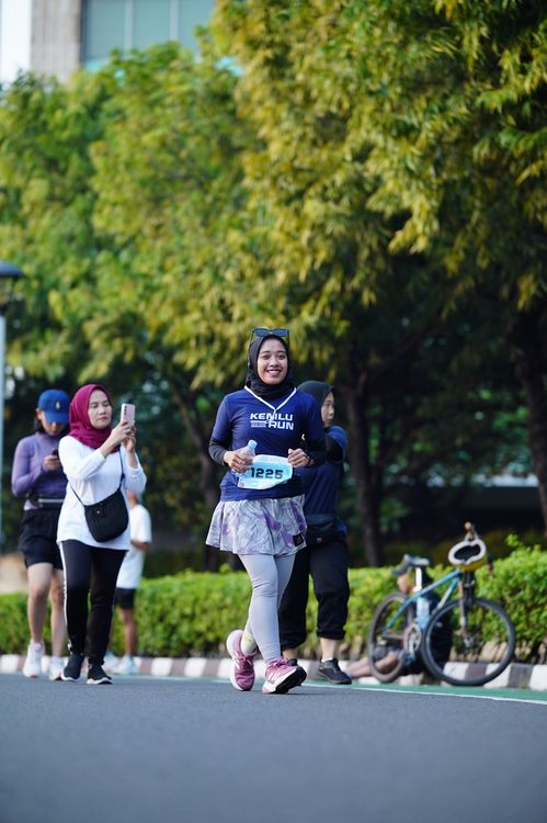 Race photo from KEMLU RUN 2025