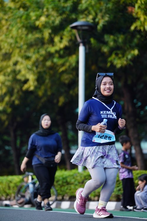 Race photo from KEMLU RUN 2025