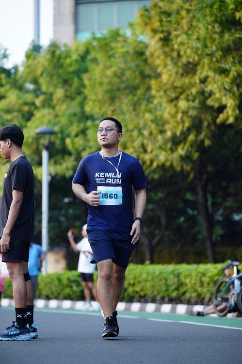 Race photo from KEMLU RUN 2025