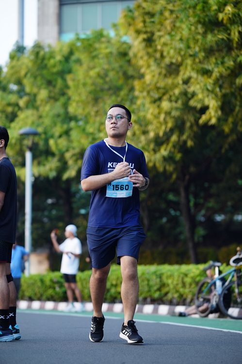 Race photo from KEMLU RUN 2025