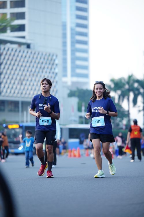 Race photo from KEMLU RUN 2025
