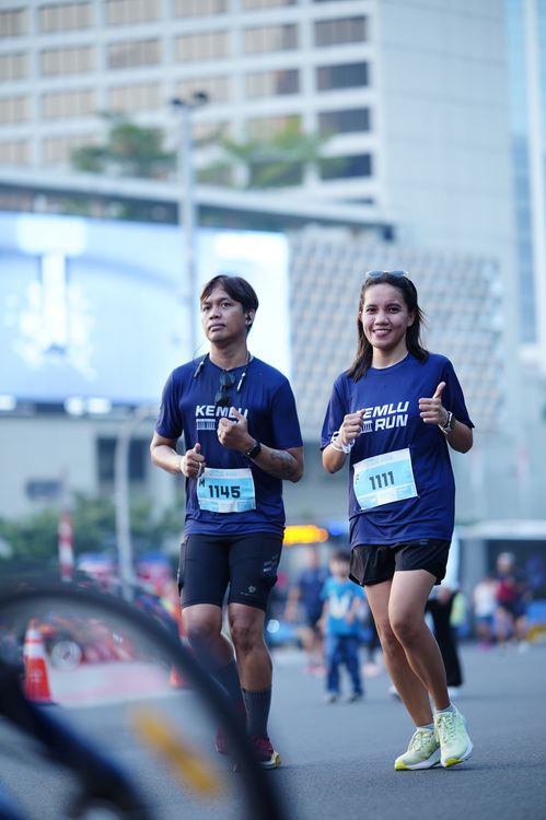 Race photo from KEMLU RUN 2025