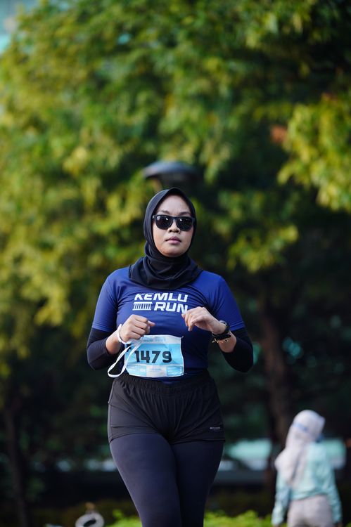 Race photo from KEMLU RUN 2025