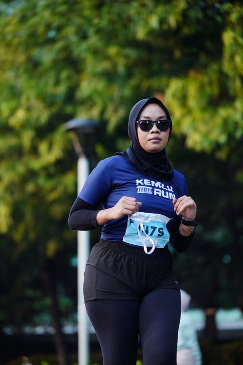 Race photo from KEMLU RUN 2025