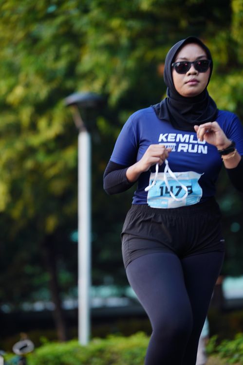Race photo from KEMLU RUN 2025