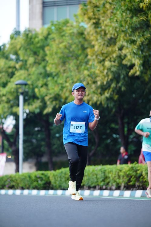 Race photo from KEMLU RUN 2025