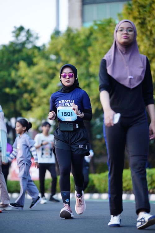 Race photo from KEMLU RUN 2025