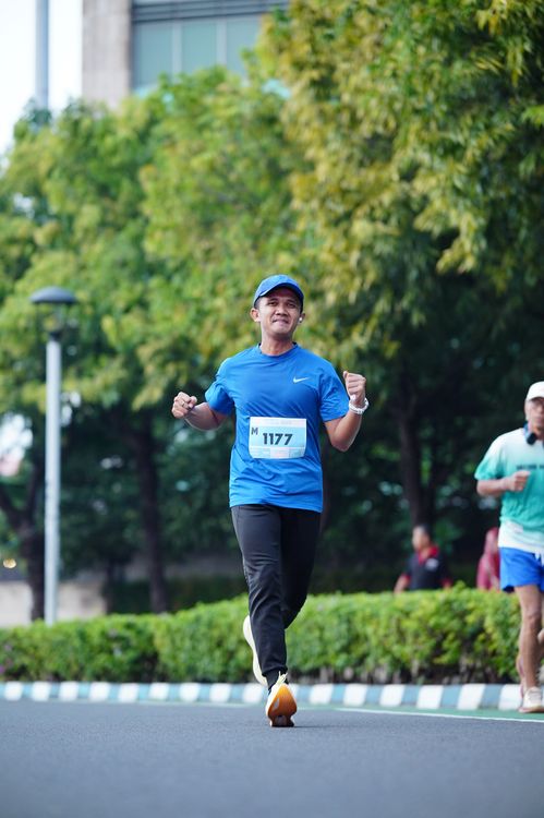 Race photo from KEMLU RUN 2025