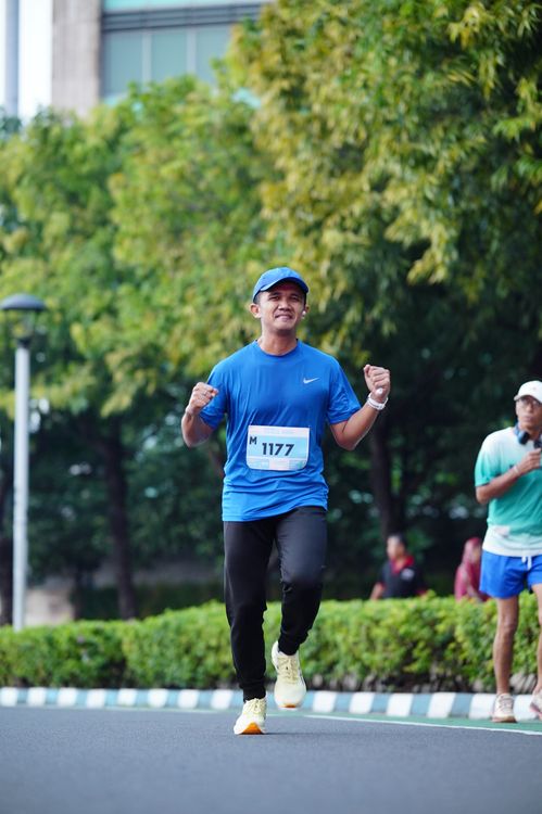 Race photo from KEMLU RUN 2025