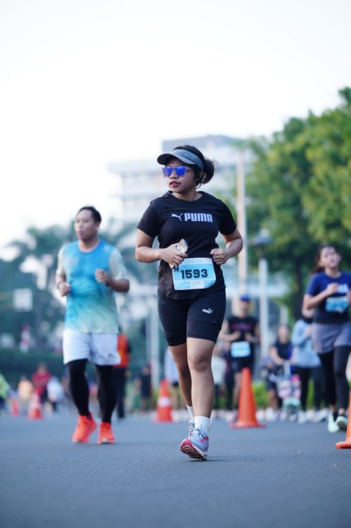 Race photo from KEMLU RUN 2025