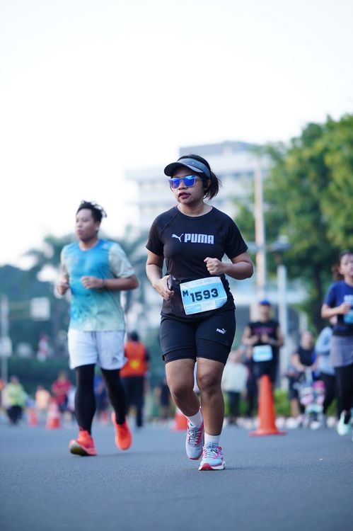 Race photo from KEMLU RUN 2025