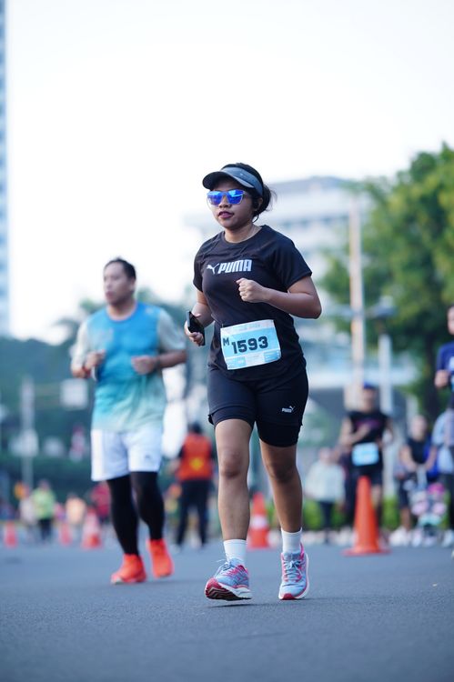 Race photo from KEMLU RUN 2025