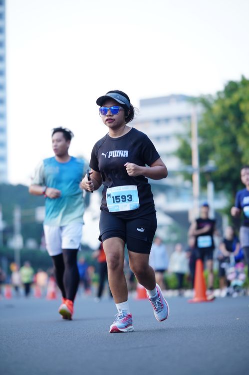 Race photo from KEMLU RUN 2025