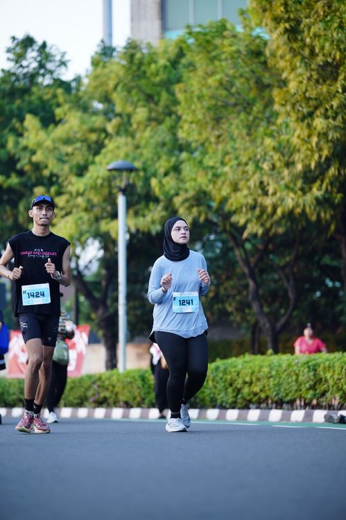 Race photo from KEMLU RUN 2025