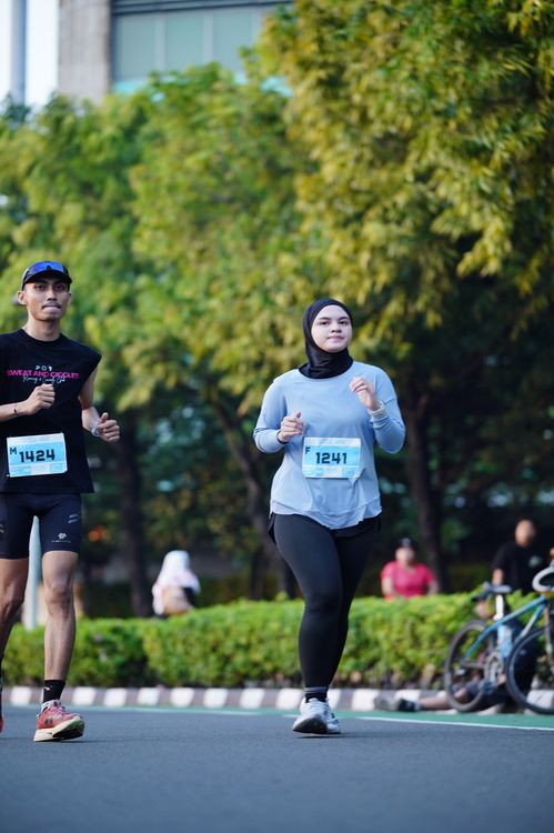Race photo from KEMLU RUN 2025