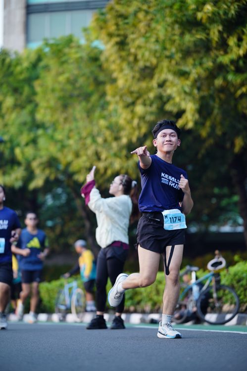 Race photo from KEMLU RUN 2025