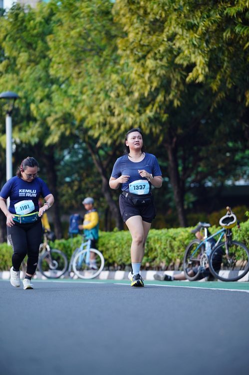 Race photo from KEMLU RUN 2025