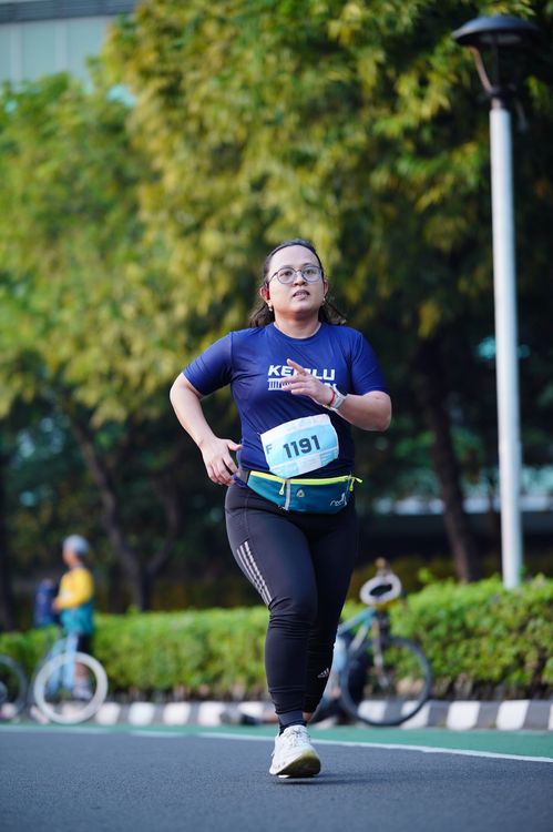 Race photo from KEMLU RUN 2025