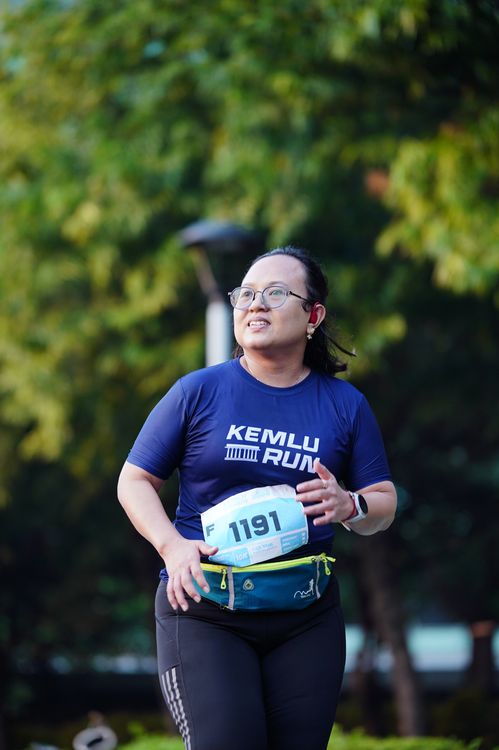 Race photo from KEMLU RUN 2025