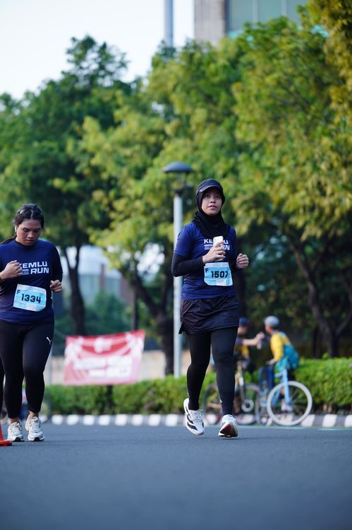 Race photo from KEMLU RUN 2025