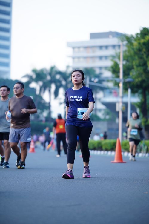 Race photo from KEMLU RUN 2025