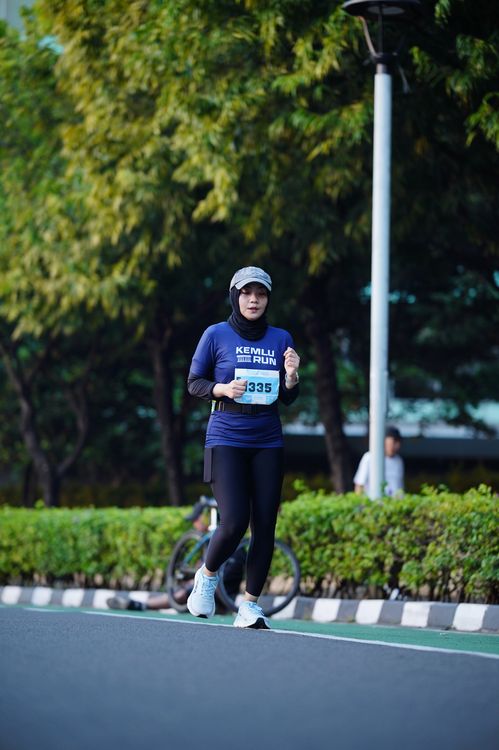 Race photo from KEMLU RUN 2025