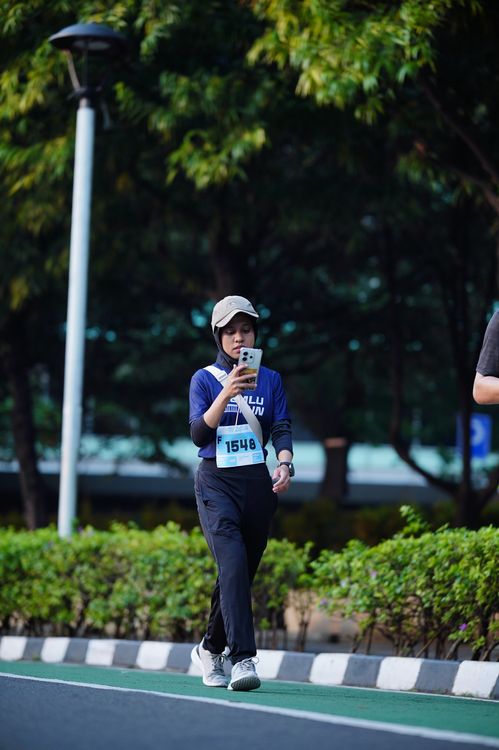 Race photo from KEMLU RUN 2025