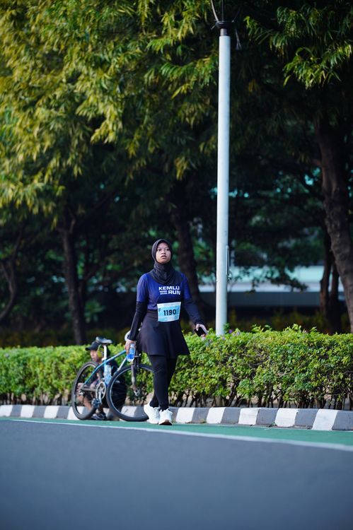 Race photo from KEMLU RUN 2025