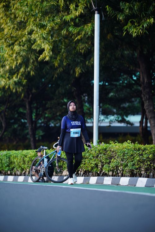 Race photo from KEMLU RUN 2025