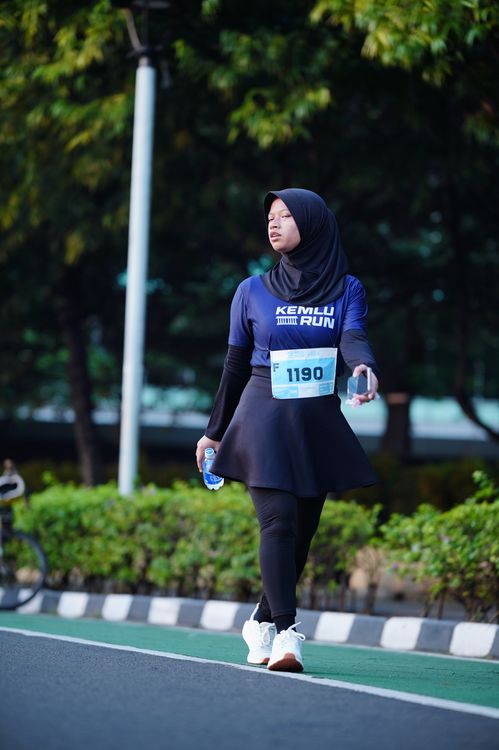 Race photo from KEMLU RUN 2025