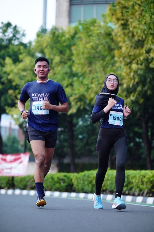 Race photo from KEMLU RUN 2025