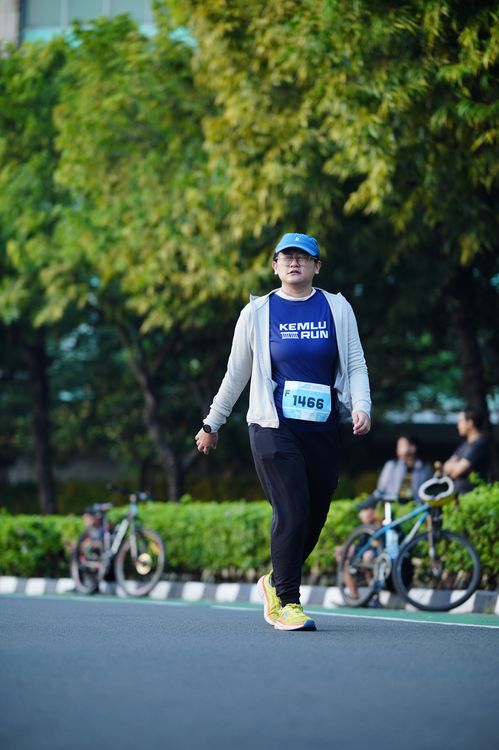 Race photo from KEMLU RUN 2025