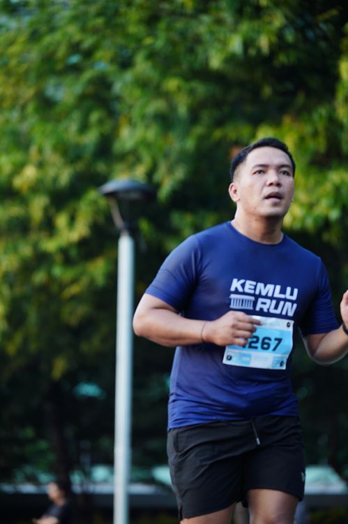 Race photo from KEMLU RUN 2025