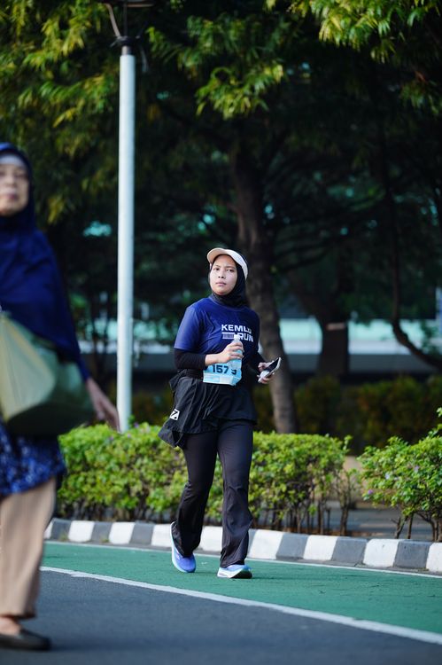 Race photo from KEMLU RUN 2025