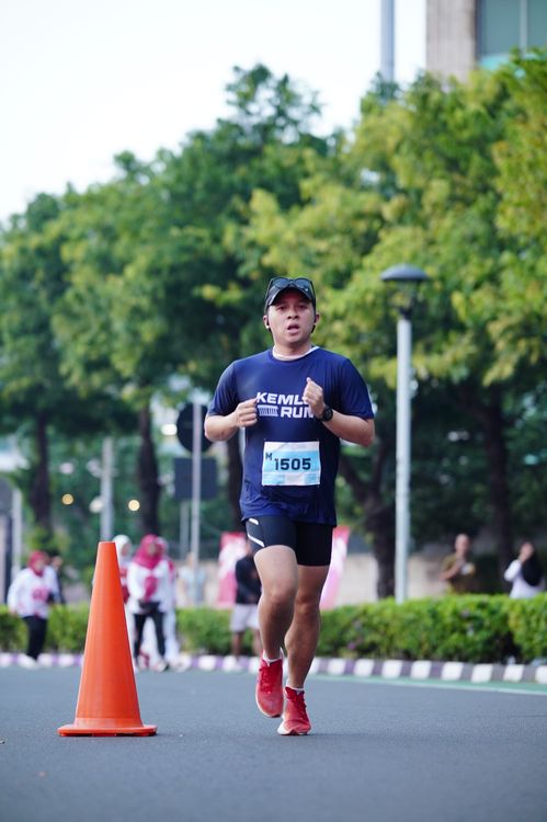 Race photo from KEMLU RUN 2025