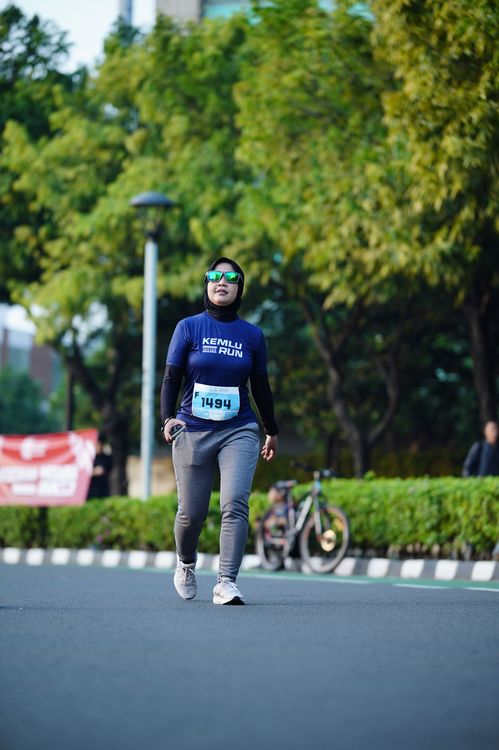 Race photo from KEMLU RUN 2025