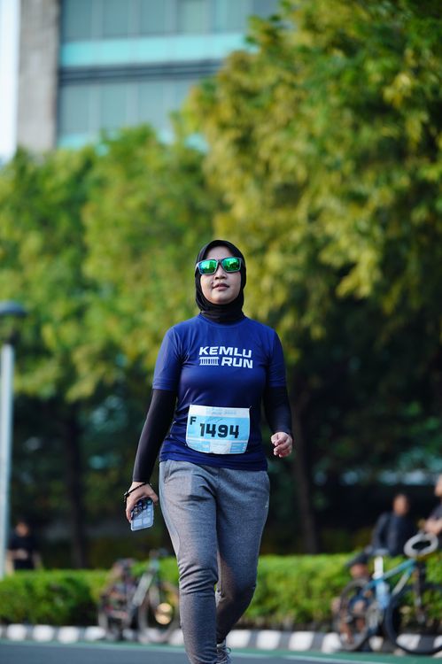Race photo from KEMLU RUN 2025