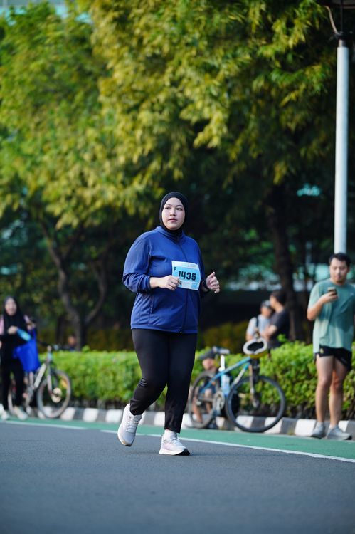 Race photo from KEMLU RUN 2025