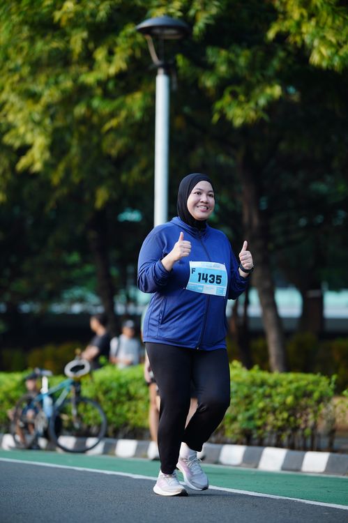 Race photo from KEMLU RUN 2025