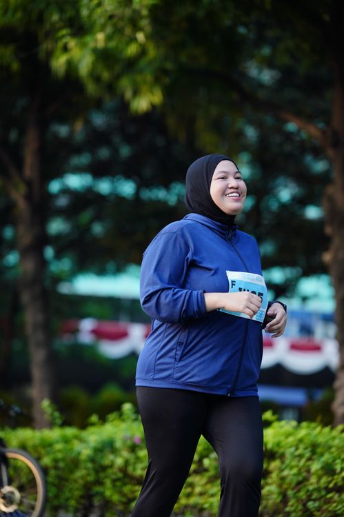 Race photo from KEMLU RUN 2025