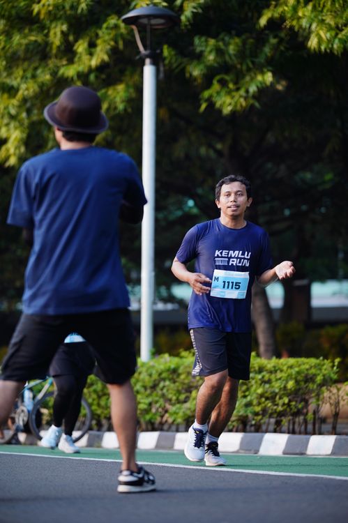 Race photo from KEMLU RUN 2025