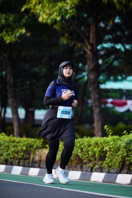Race photo from KEMLU RUN 2025