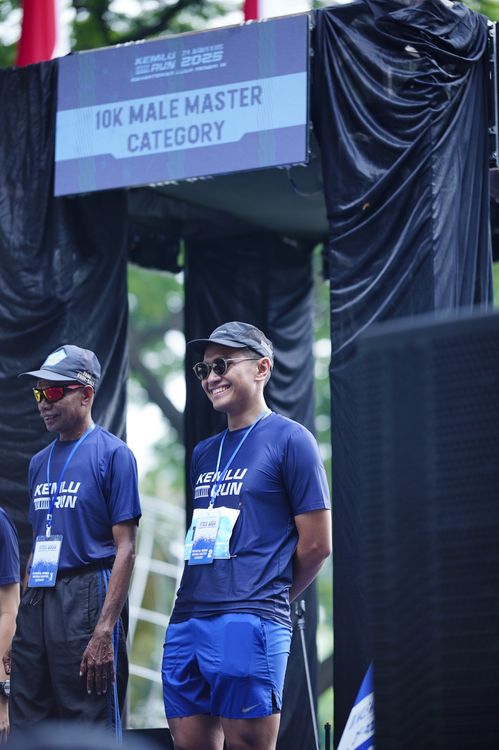 Race photo from KEMLU RUN 2025