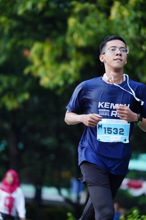 Race photo from KEMLU RUN 2025